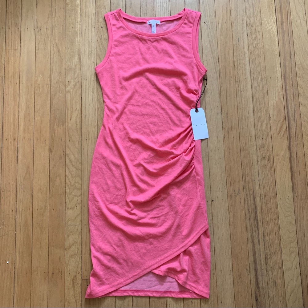 Leith Ruched Body-Con Tank Dress